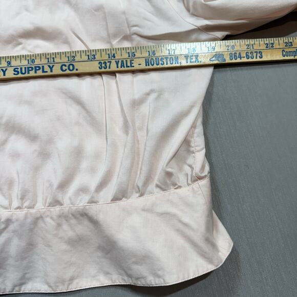 VTG Josephine Womens Size 12 Pink Victorian Puff Balloon Sleeve Lace Coquette - Picture 4 of 9